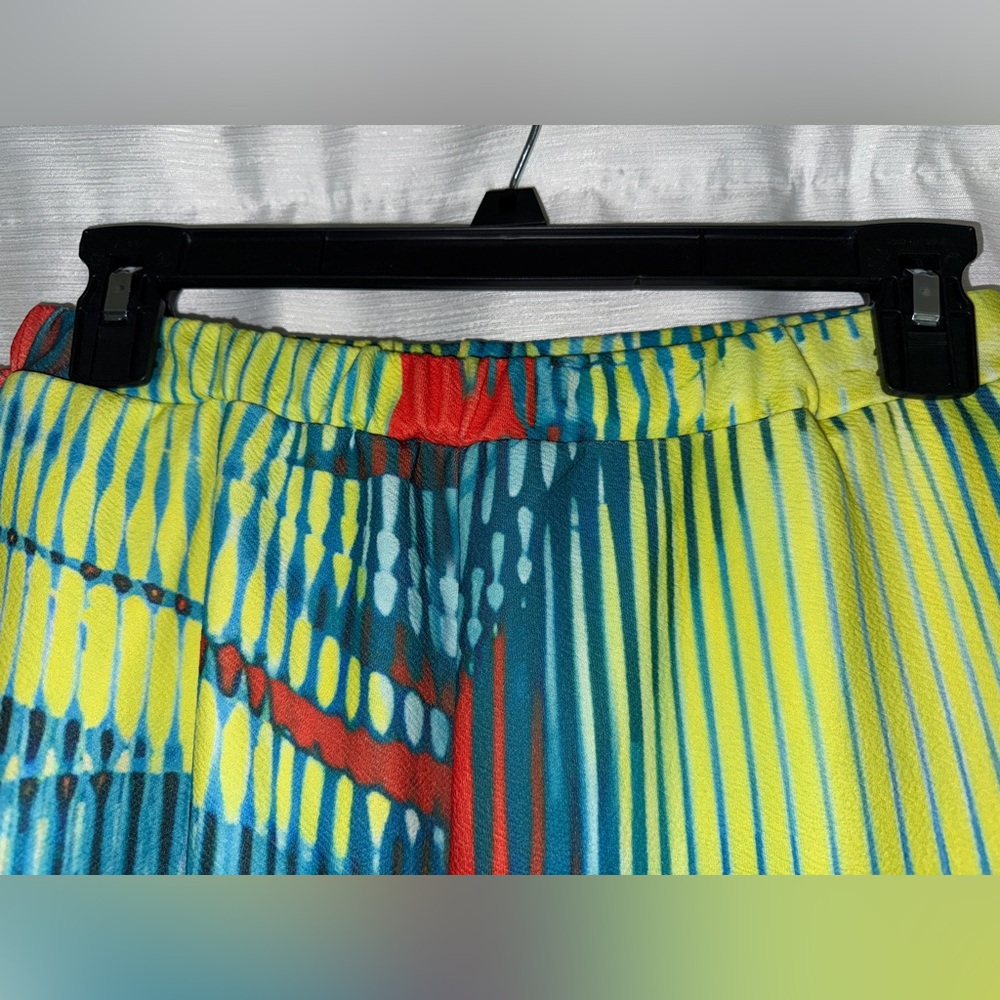 Nichole Lynel Vibrant Multicolor Body Scan Tank Top & Pants 2 Piece Set - Size L - Picture 8 of 10